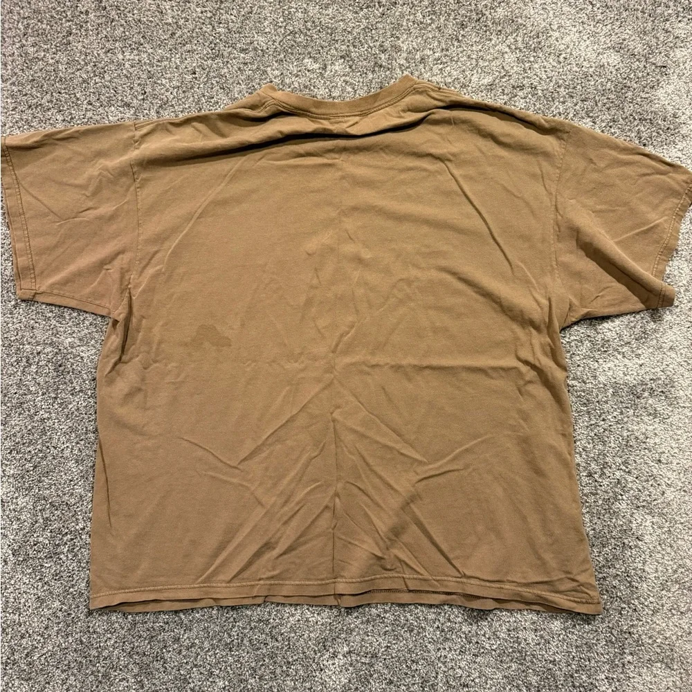 Vintage Nike 90s Y2K‎ Crewneck Shirt XXL Brown Made USA Nike Trade Mark*